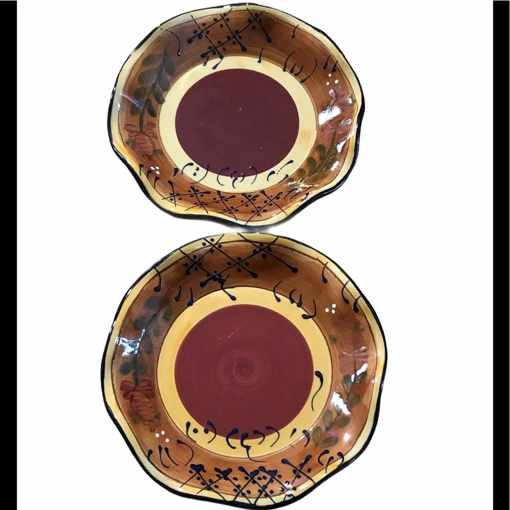 Two Ambiance Romance Salad 8” Plates